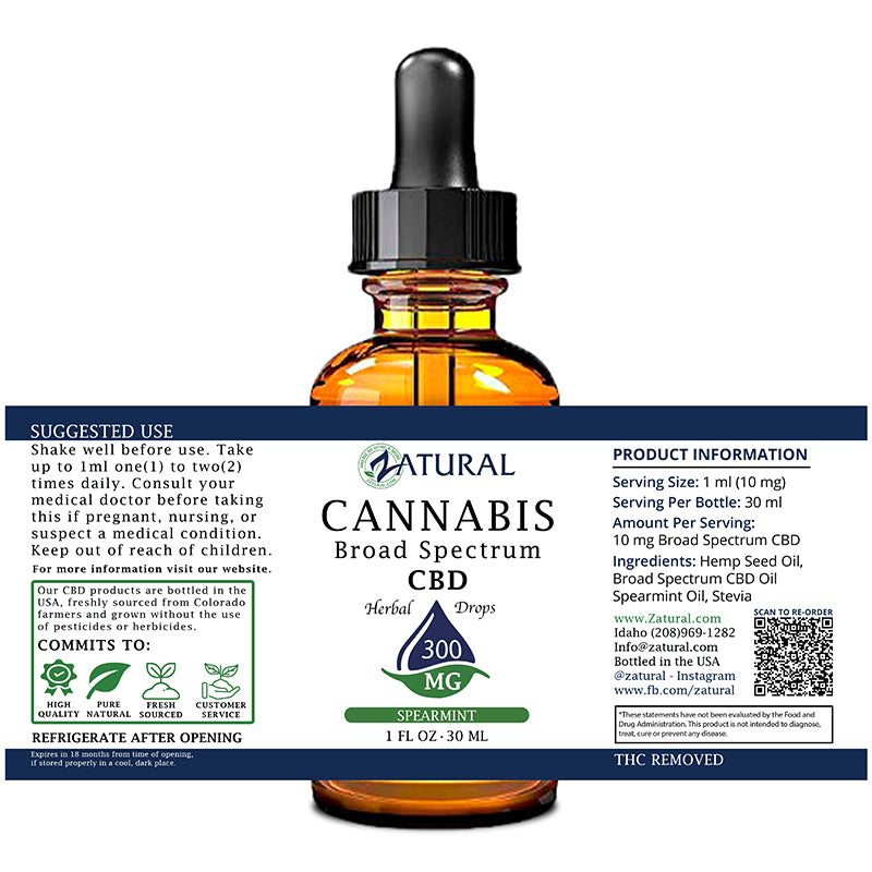 Spearmint CBD Oil 6,000 mg