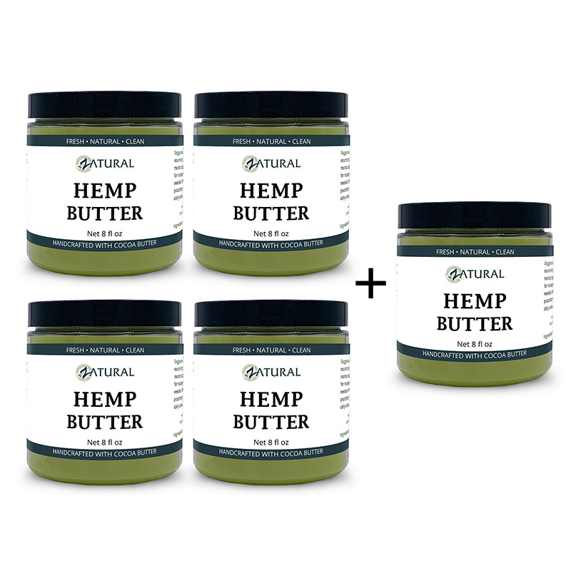 Hemp Butter 4 pack get one free