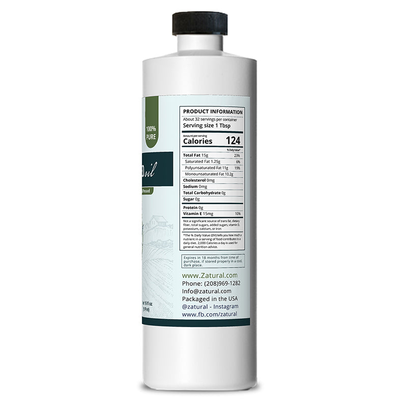 Hemp Seed Oil Virgin Cold-Pressed | Culinary & Topical