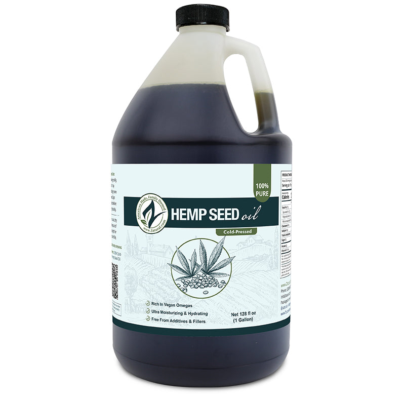 Hemp Seed Oil Virgin Cold-Pressed | Culinary & Topical
