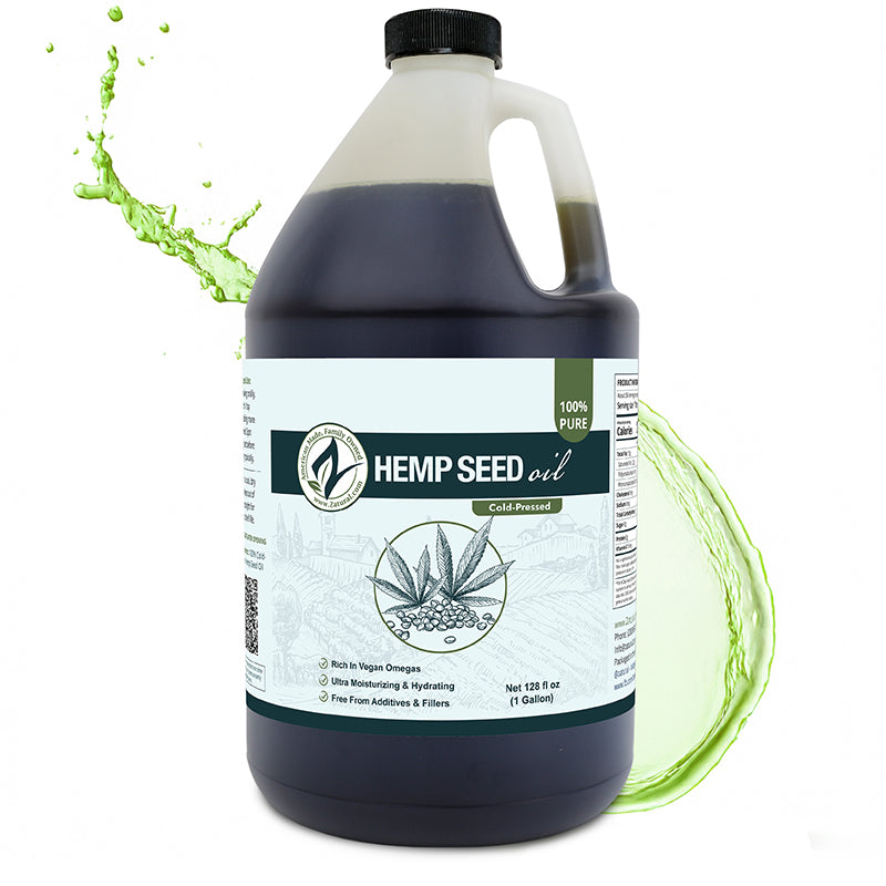 Hemp Seed Oil Virgin Cold-Pressed | Culinary & Topical