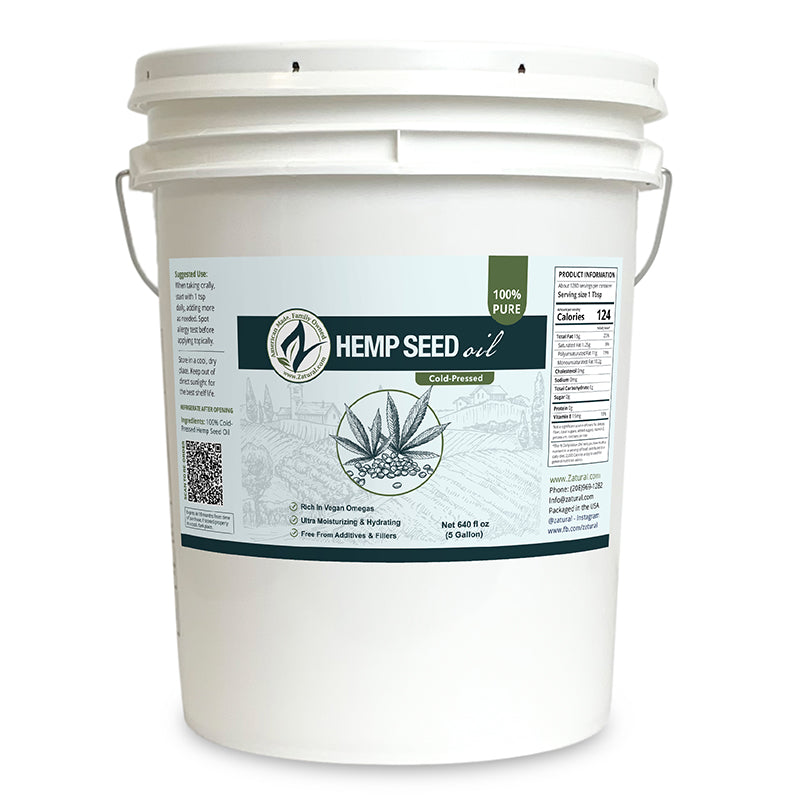 Hemp Seed Oil Virgin Cold-Pressed | Culinary & Topical