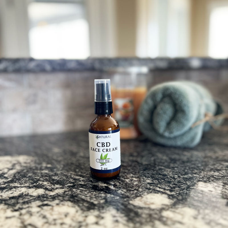 CBD Face Cream - Hyaluronic Acid & Vitamin E Formula