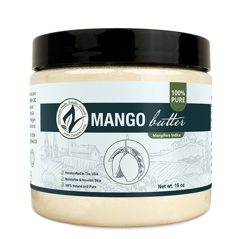 Zatural Mango Butter front label