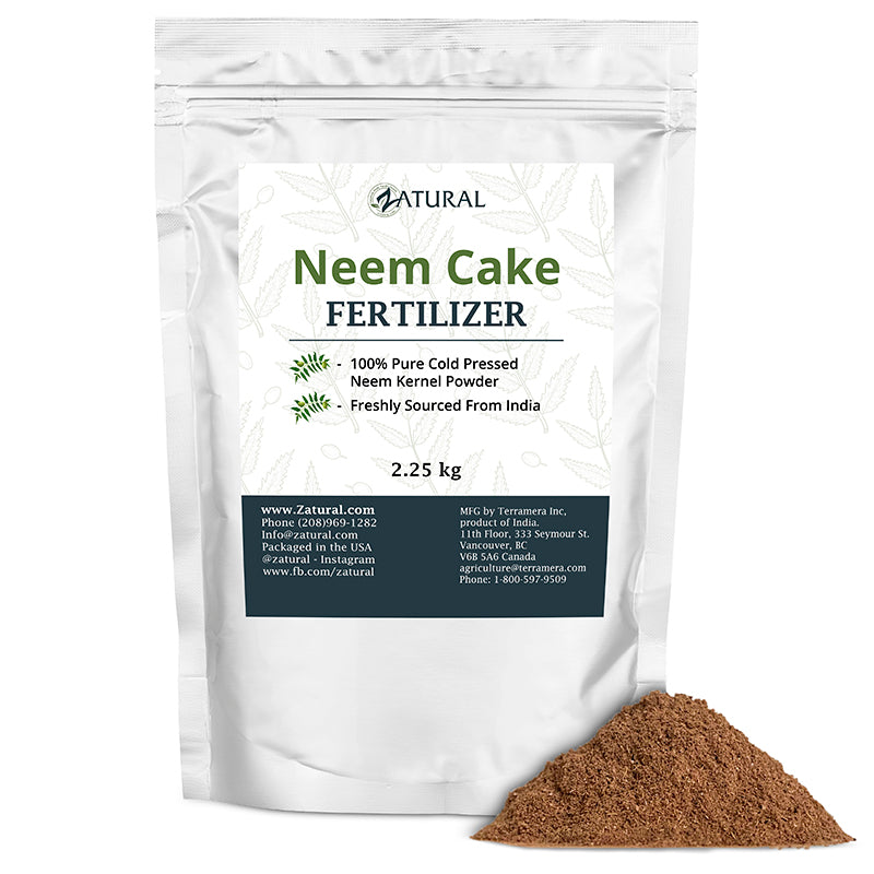 Zatural Neem Cake Fertilizer pile