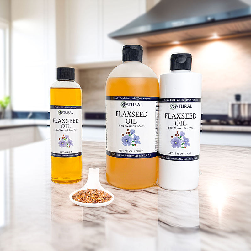 Group picture of Zatural Flaxseed oil