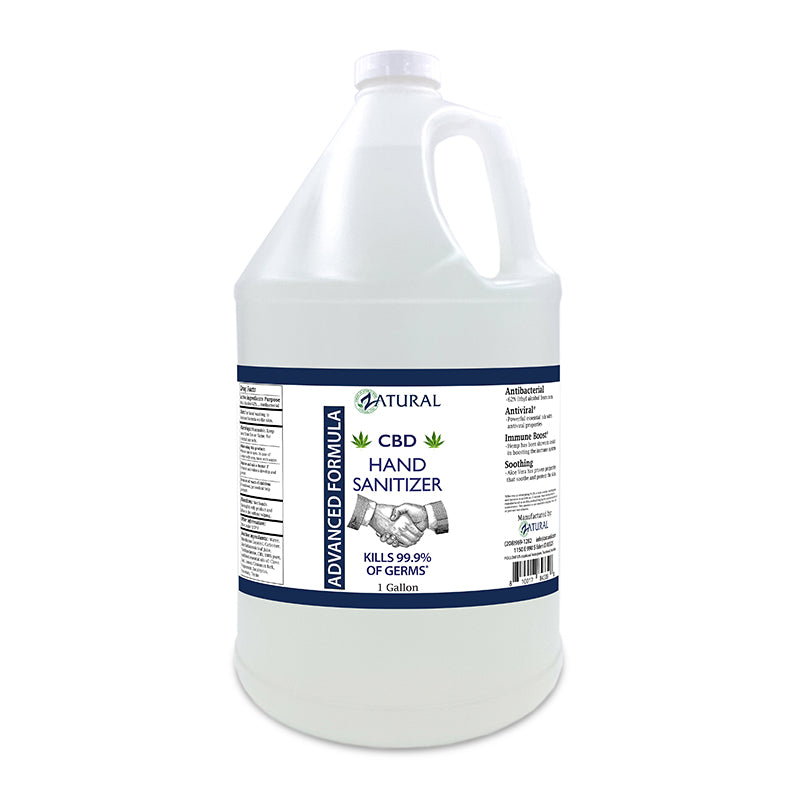 Zatural CBD Hand Sanitizer Gallon