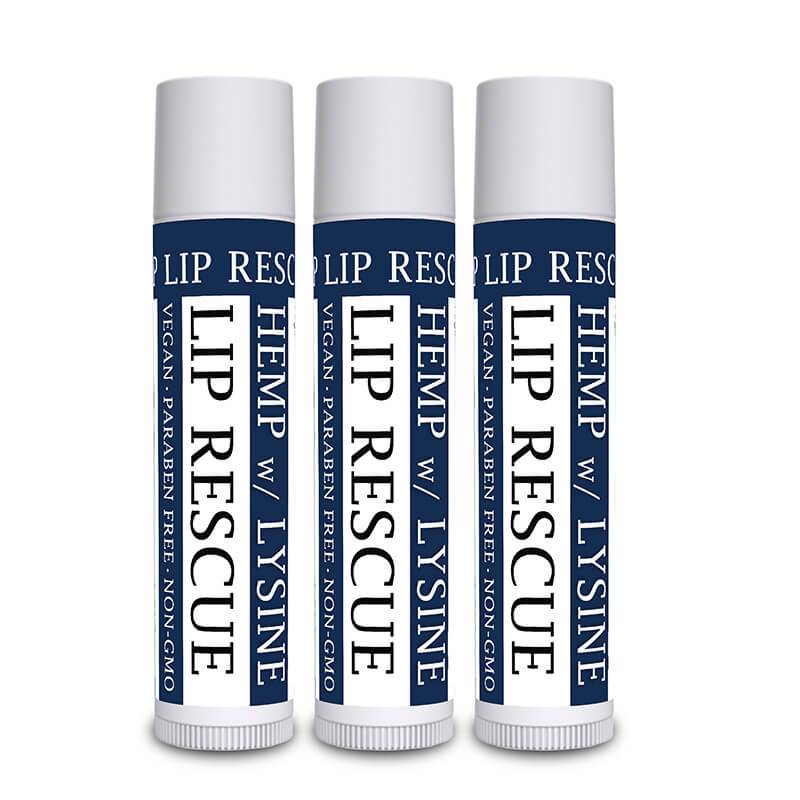 Hemp Lip Rescue three pack