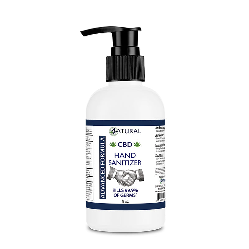 Zatural CBD Hand Sanitizer 8oz