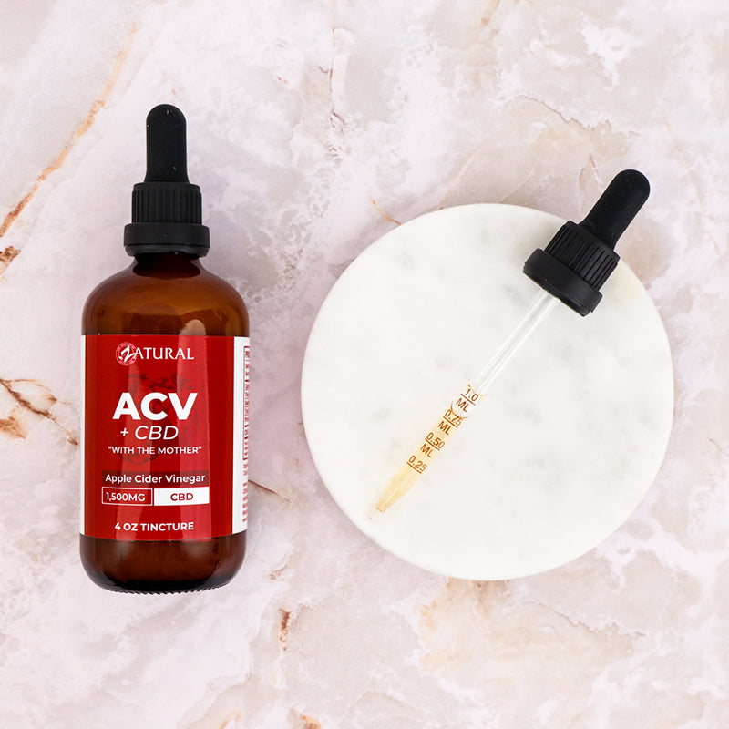 Apple cider vinegar and dropper