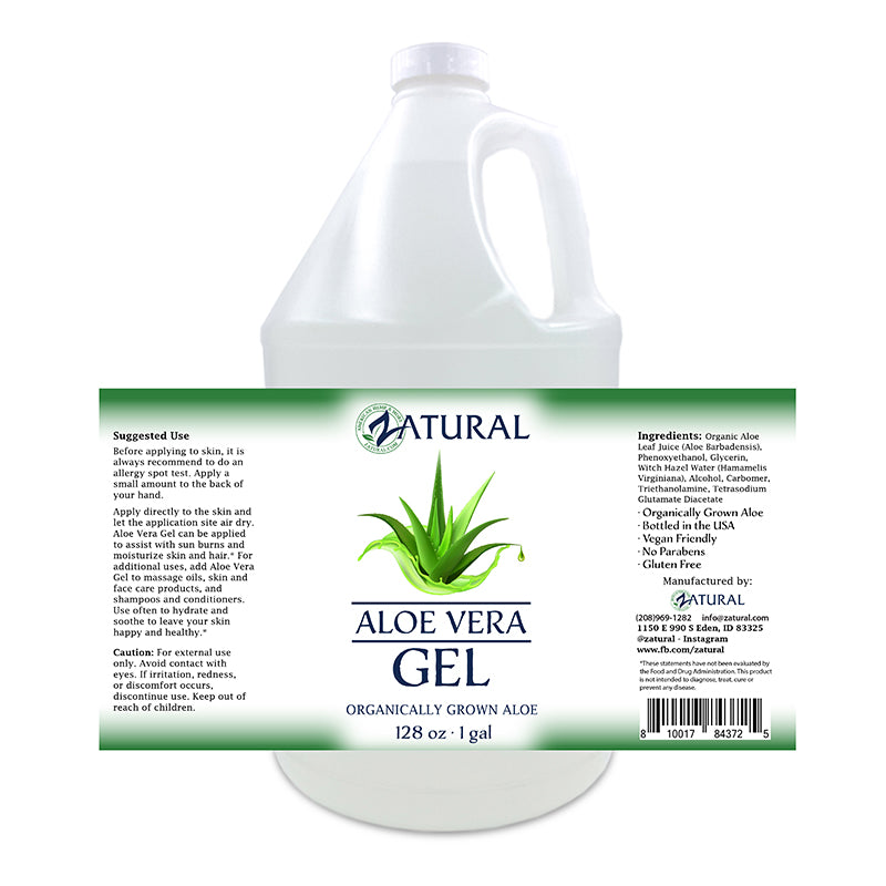 Zatural 1 gallon Aloe Vera Gel