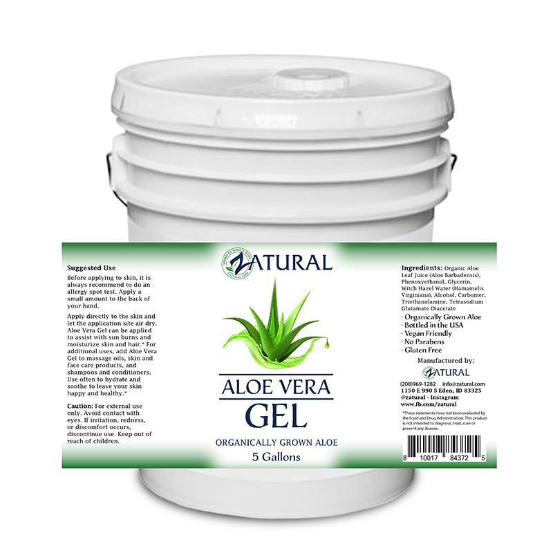 Zatural 5 gallons Aloe Vera Gel