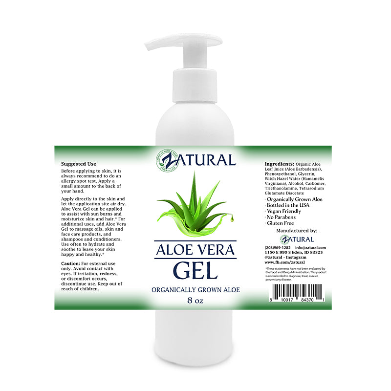 8oz Aloe Vera Gel