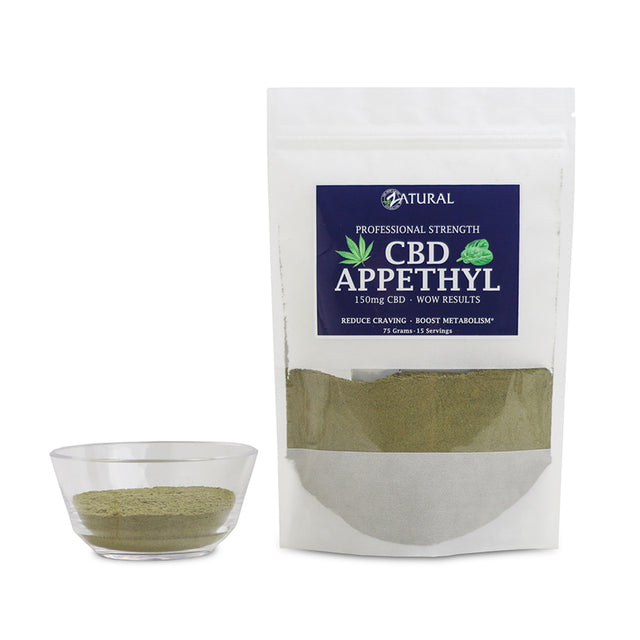 Zatural CBD Appethyl with appethyl in bowl