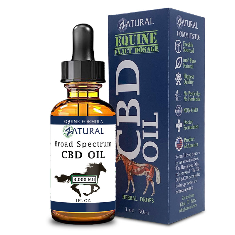 CBD Oil for equines 3000 mg and box
