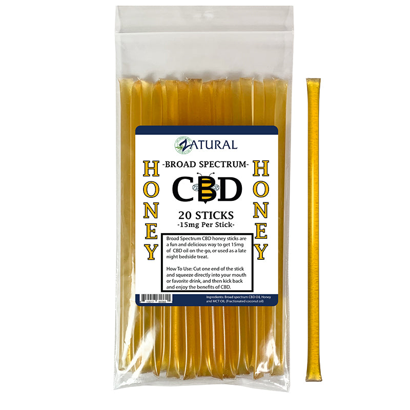 20 CBD Honey Sticks