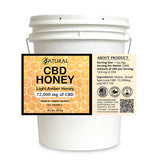 Zatural CBD Honey 72,000mg Label