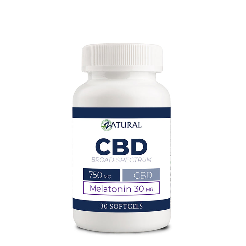 CBD Softgels with Melatonin 30 count