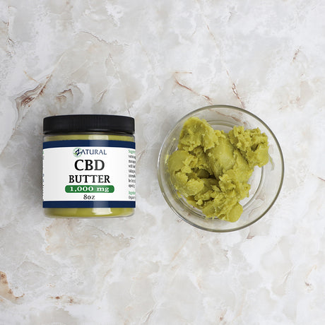 Zatural CBD Butter with Butter in a bowl
