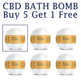 CBD Bath Bomb Mood Boost Buy Five Get one Free
