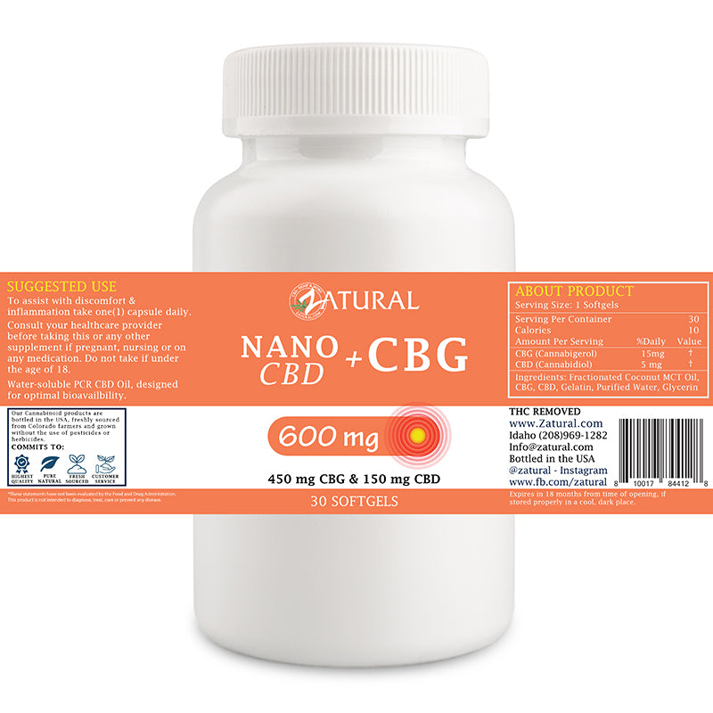 CBG Softgels | With Nano CBD