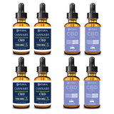 Day and Night Bundle Four Pack Full Spectrum CBD Oil 1500mg and CBN Oil