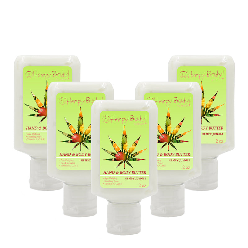 Hempy Jungle Body Butter 2oz five pack