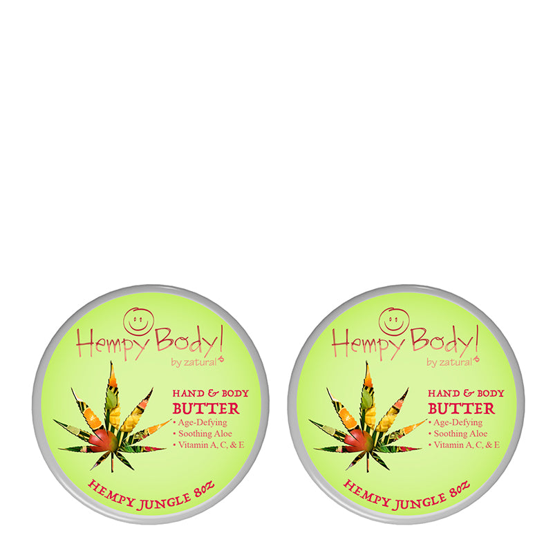 Hempy Jungle Body Butter 8oz two pack