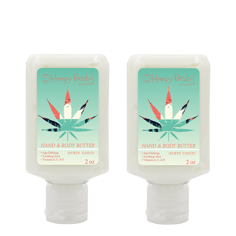 Hempy Tahiti Body Butter 2oz Two Pack
