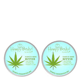 Hempy Unscented Body Butter 8oz two pack