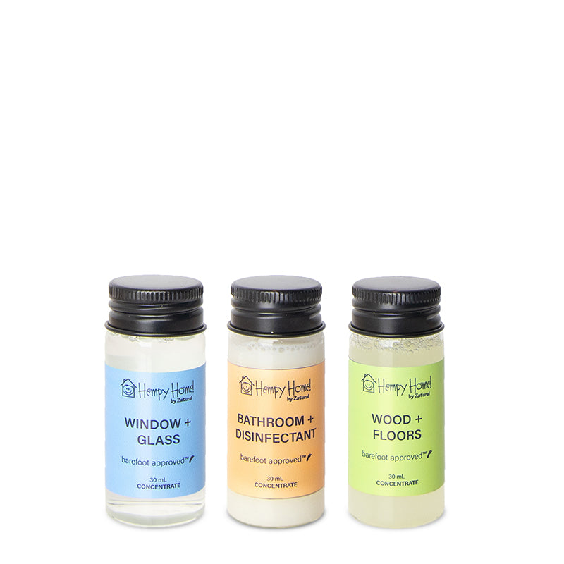 Zatural Hempy Home Concentration Window, bathroom, and floor set