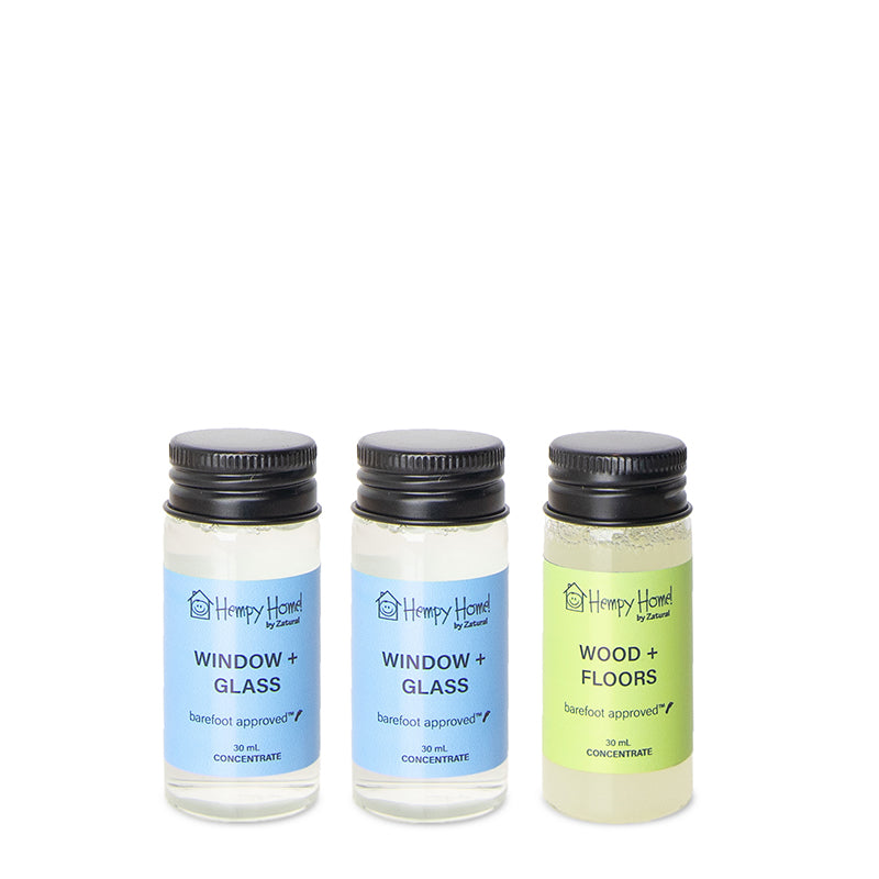 Zatural Hempy Home Concentration Window, Glass, and floor set