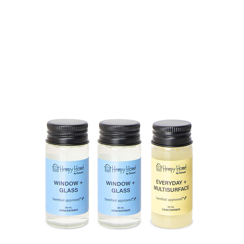 Zatural Hempy Home Concentration Window, Glass, Multi-Surface set