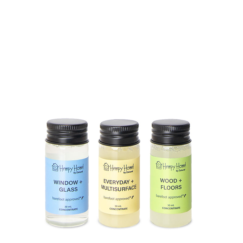 Zatural Hempy Home Concentration Window, Multi-Surface, and wood set