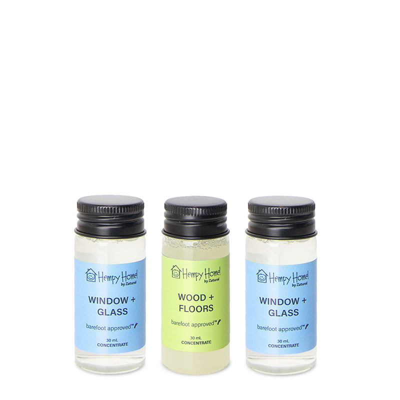 Zatural Hempy Home Concentration Window, floor, and glass set