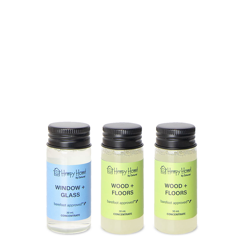 Zatural Hempy Home Concentration Window, floor, and wood set