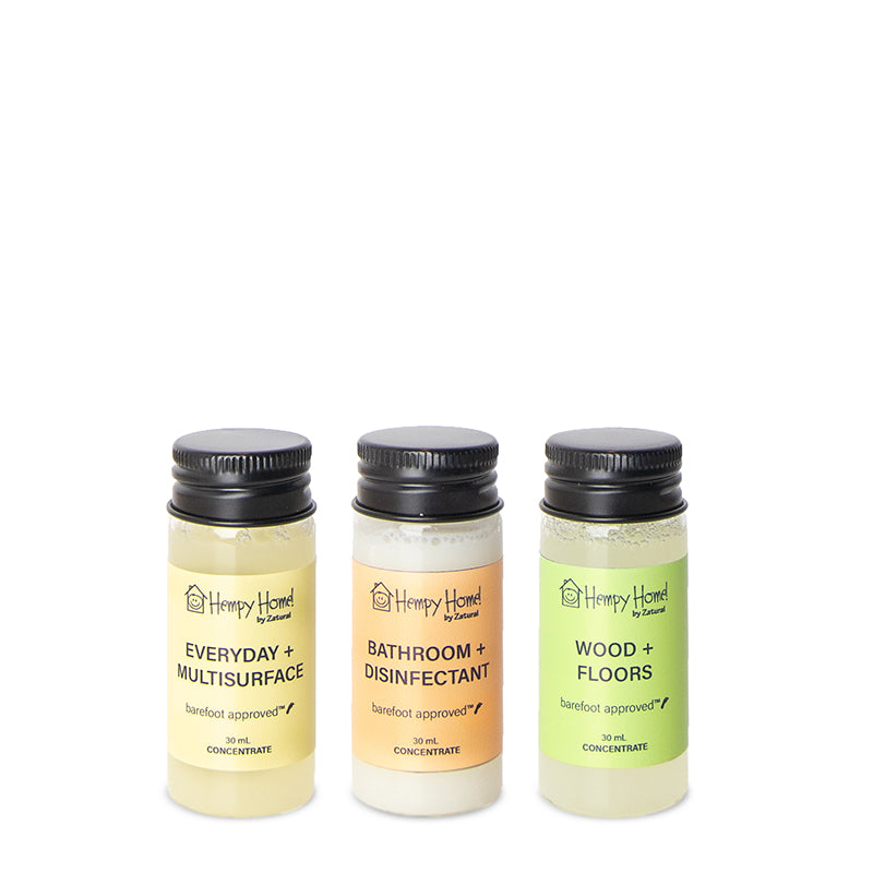 Zatural Hempy Home Concentration Multi-surface, bathroom, and wood set