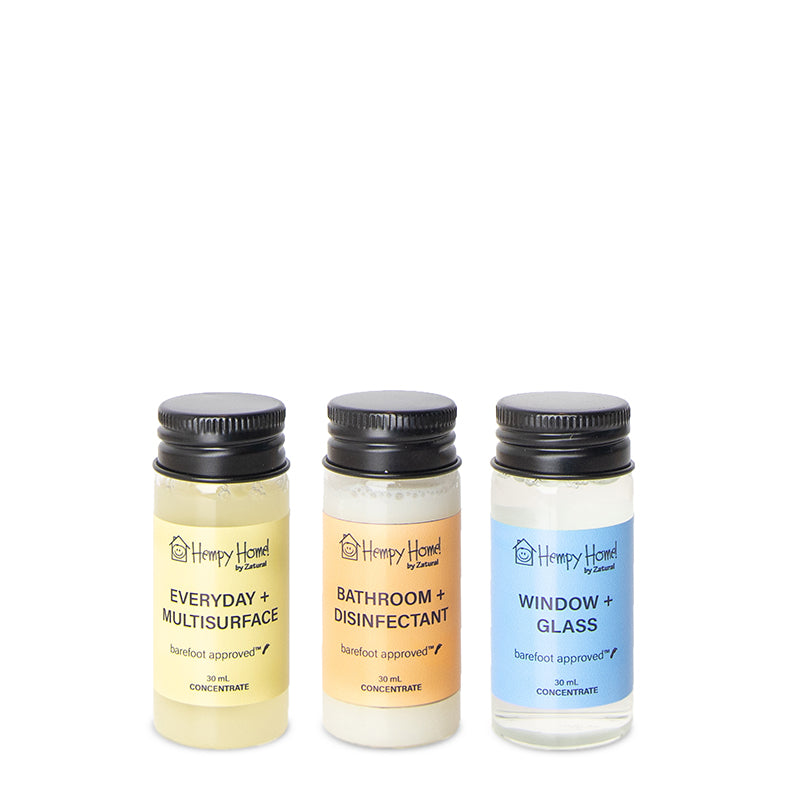 Zatural Hempy Home Concentration Multi-surface, bathroom, and glass set