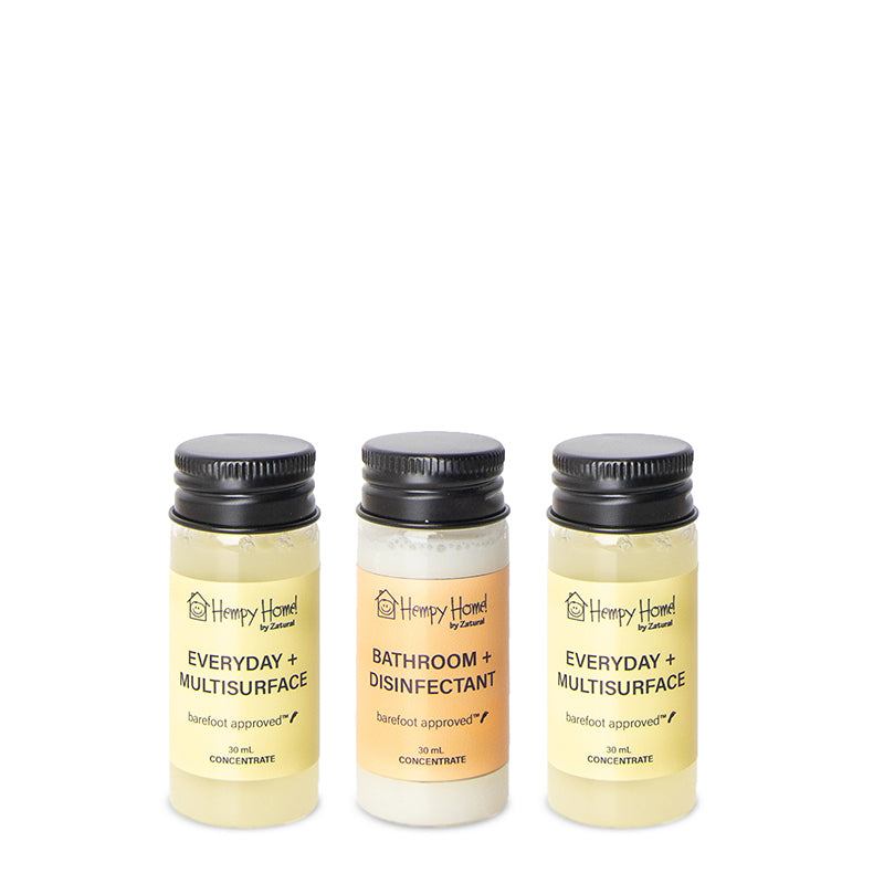 Zatural Hempy Home Concentration Multi-surface, everyday, and bathroom set