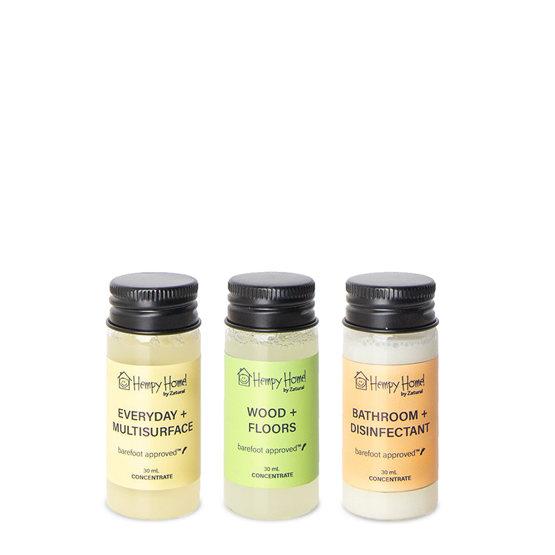 Zatural Hempy Home Concentration Multi-surface, wood, and bathroom set