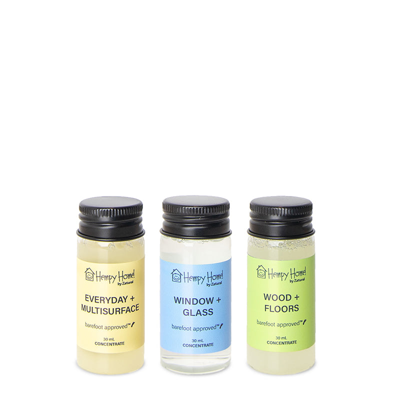 Zatural Hempy Home Concentration Multi-surface, glass, and wood set