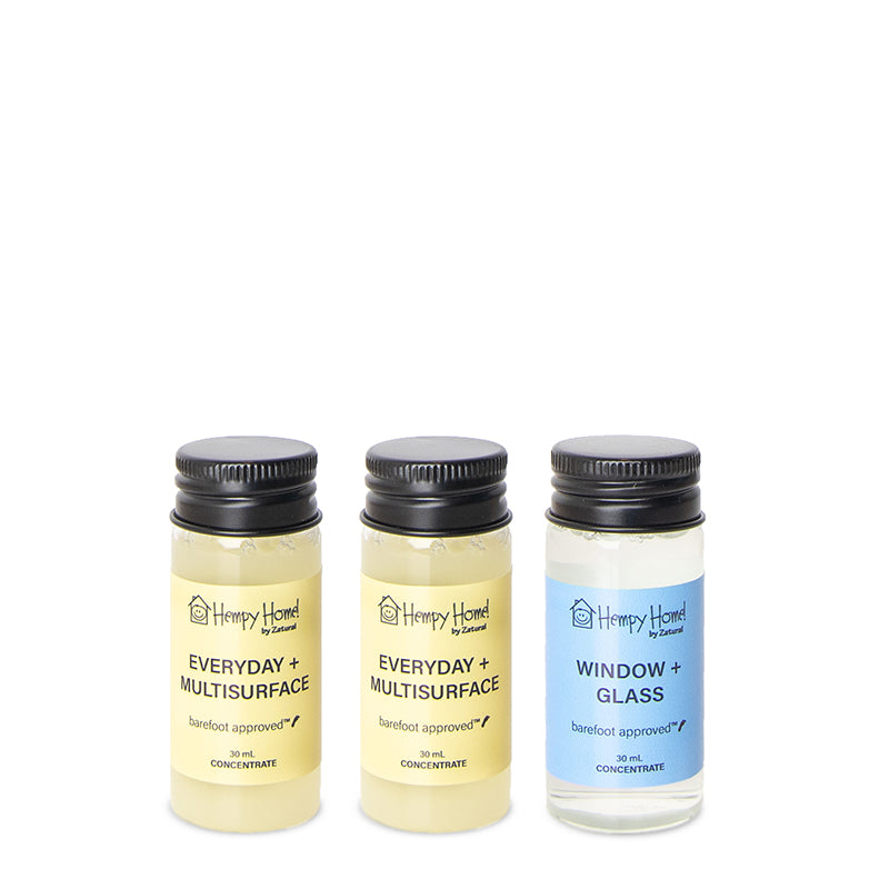 Zatural Hempy Home Concentration Multi-surface and glass set