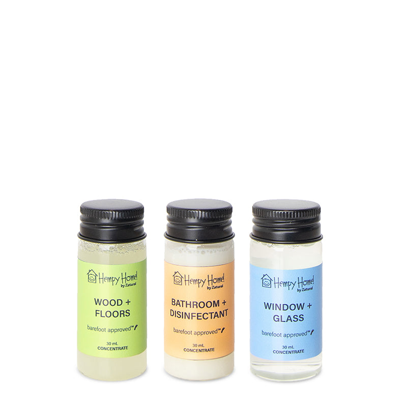 Zatural Hempy Home Concentration Wood, Bathroom, and Window set