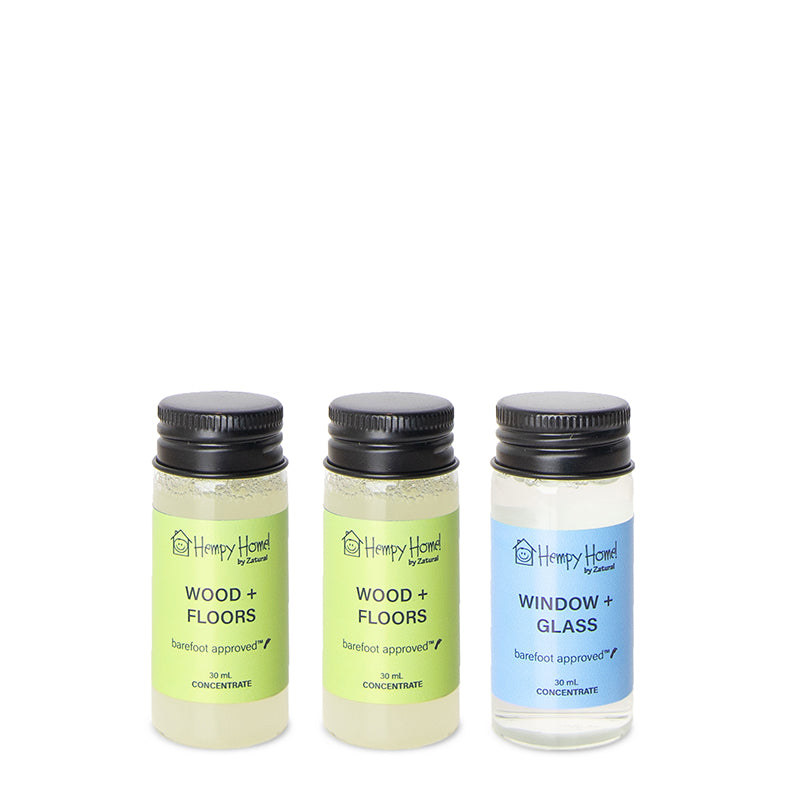 Zatural Hempy Home Concentration Wood, Floor, and Glass set