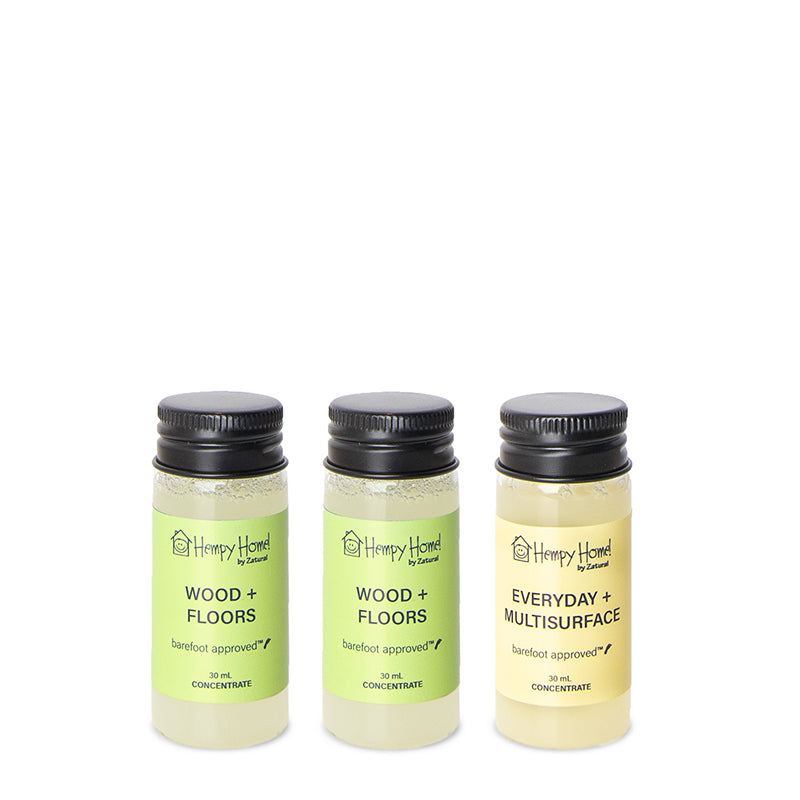 Zatural Hempy Home Concentration Wood, Floor, and Multi-surface set