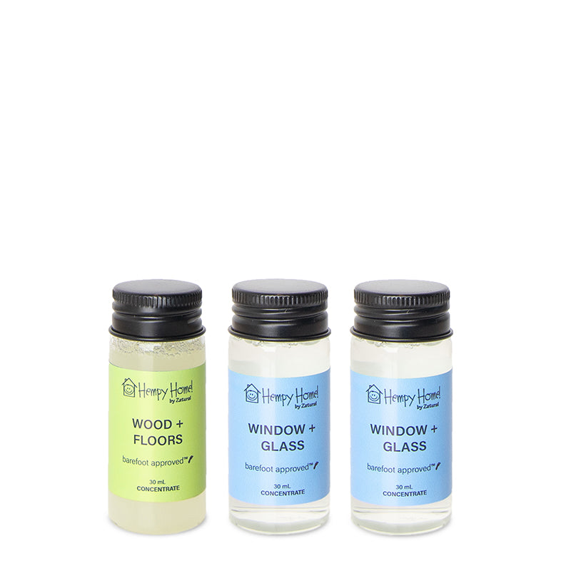 Zatural Hempy Home Concentration Wood, glass, and window set