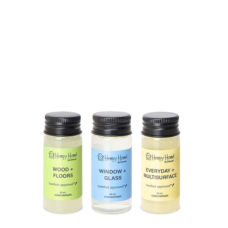 Zatural Hempy Home Concentration Wood, glass, and Multi-surface set