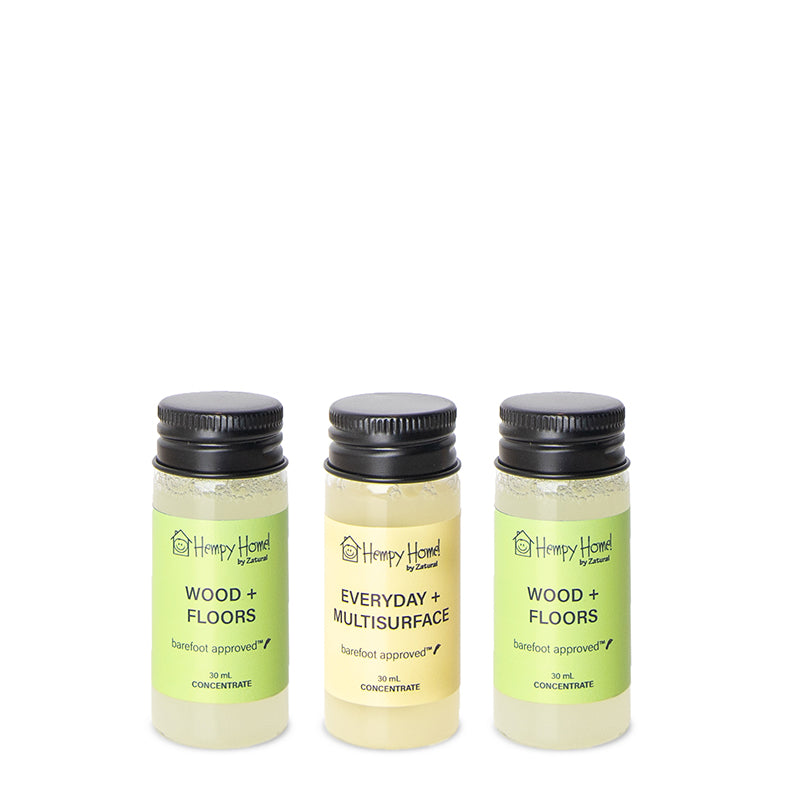 Zatural Hempy Home Concentration Wood, Multi-Surface, floor set