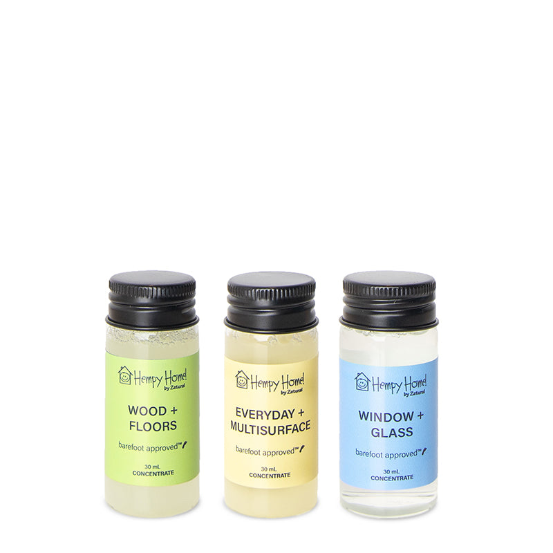 Zatural Hempy Home Concentration Wood, Multi-Surface, Glass set