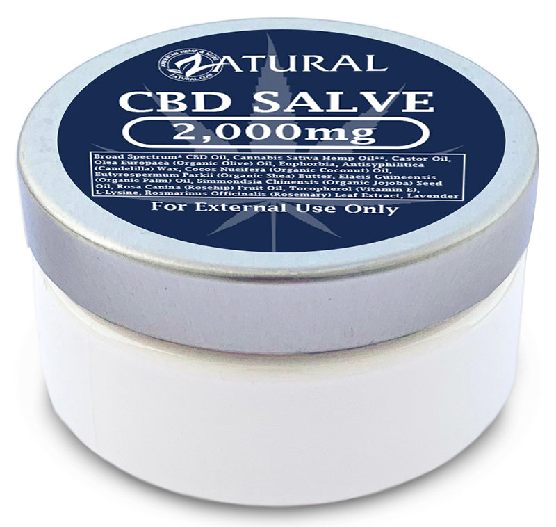 CBD Salve 2,000mg angled